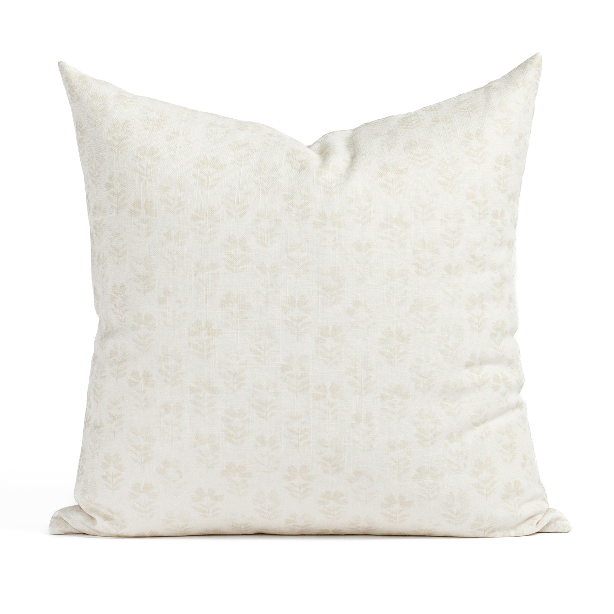 Carmel 20x20 Decorative Throw Pillow Cover - Soft Parchment Color Cushion for Sofa, Bed & Home Decor - Perfect for Living Room, Bedroom & Dorm