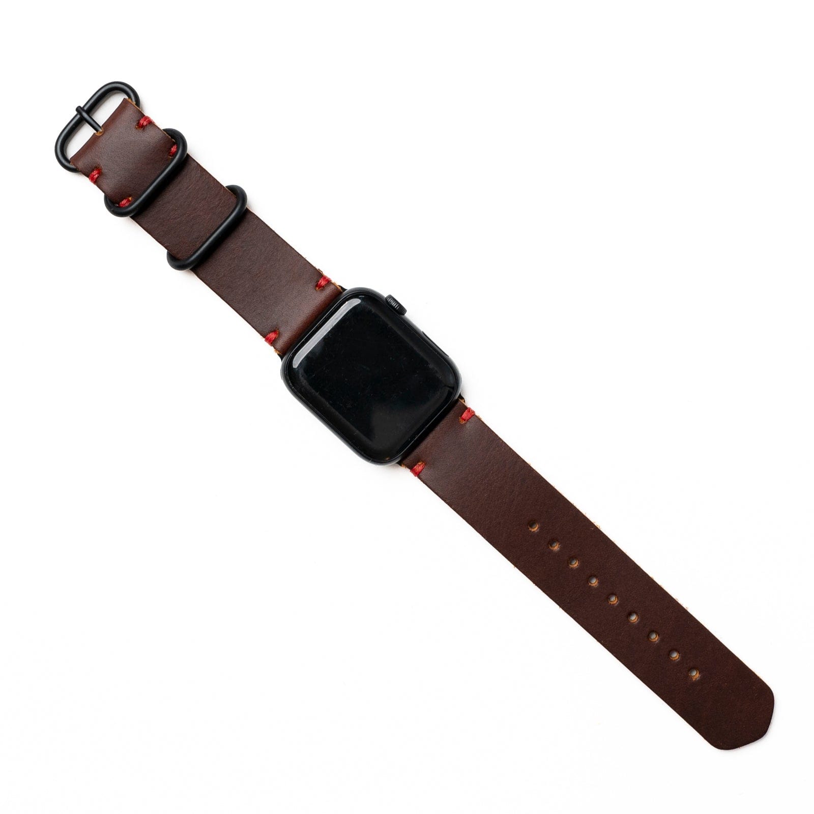 Genuine Leather Apple Watch Band - Premium Replacement Strap for Apple Watch Series 9/8/7/6/SE - Soft Comfortable & Adjustable - Perfect for Workouts, Office & Everyday Wear