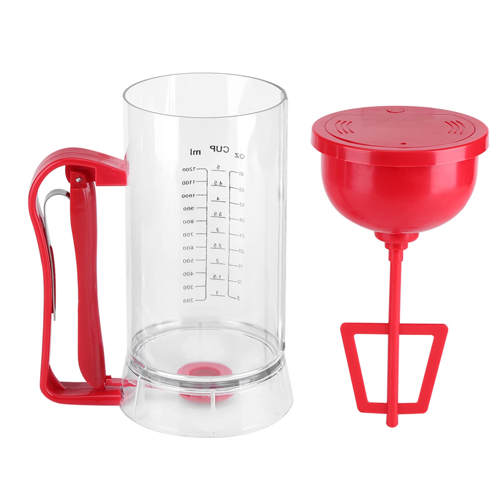 Electric Pancake Batter Dispenser - Cordless Battery Powered Waffle & Cupcake Batter Mixer Machine for Crepes, Cakes & Baked Goods | Perfect for Breakfast, Brunch & Home Baking
