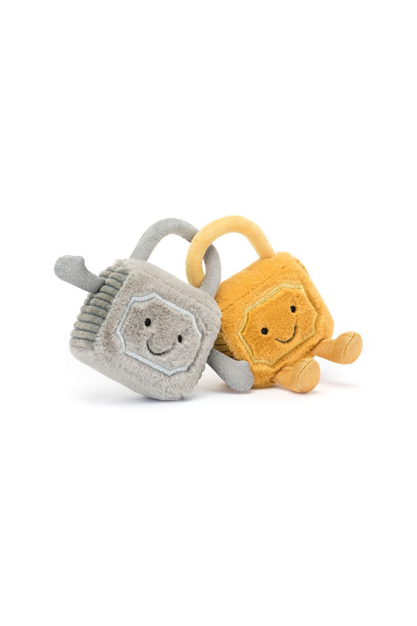 Jellycat Amuseables Love Locks Plush Toy - Cute & Soft Stuffed Animal for Valentine's Day Gifts, Couples, and Home Decor