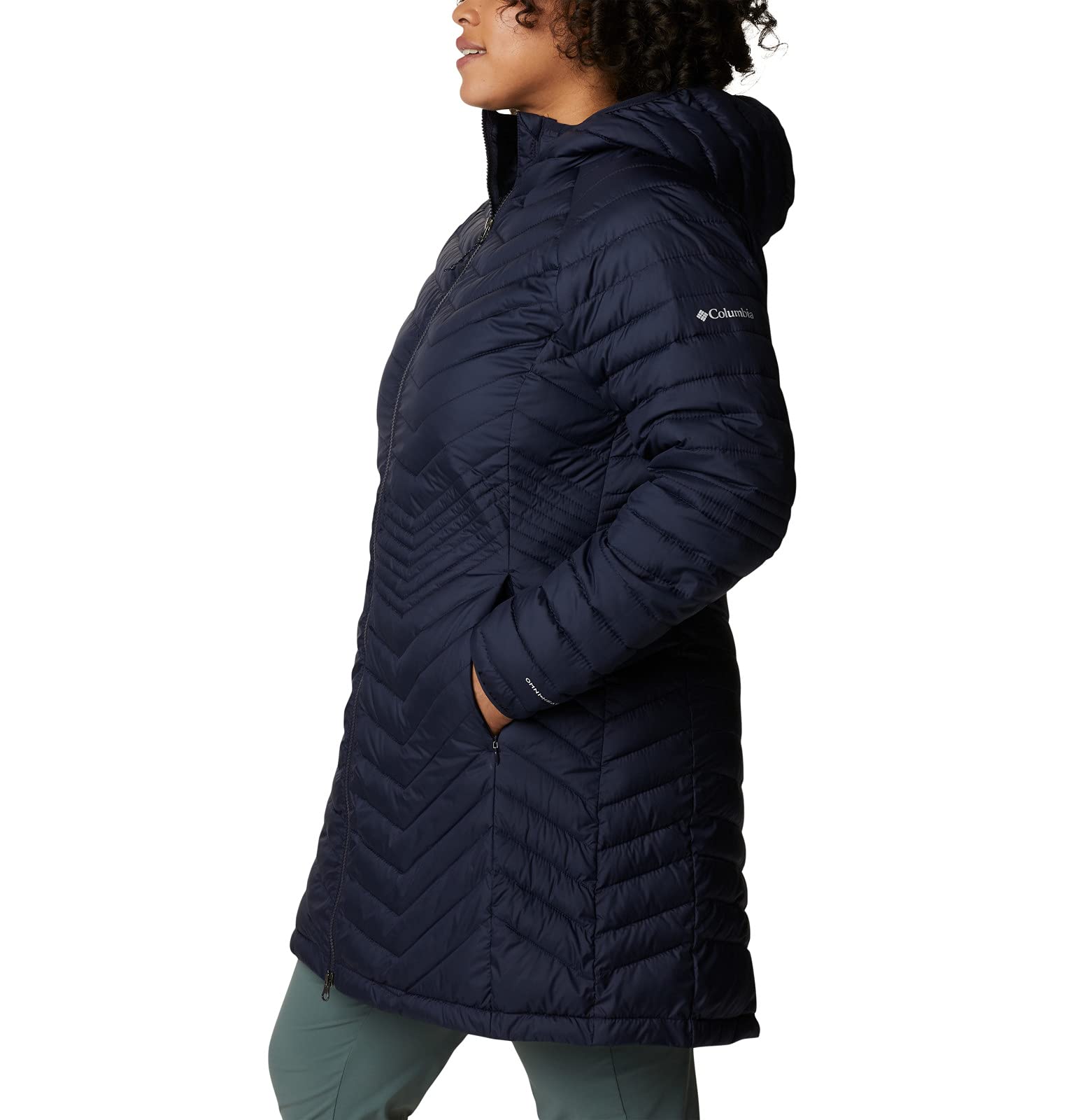 Columbia Women's Powder Lite Mid Jacket - Waterproof Winter Jacket for Skiing, Snowboarding & Outdoor Activities | Lightweight Insulated Snow Jacket with Omni-Tech Protection