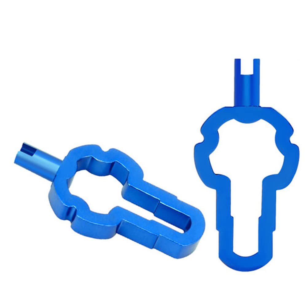4 in 1 Bike Valve Core Remover Tool - Presta & Schrader Tire Valve Repair Kit for Bicycles, Motorcycles & Cars - Essential for Flat Tire Fixes & Maintenance