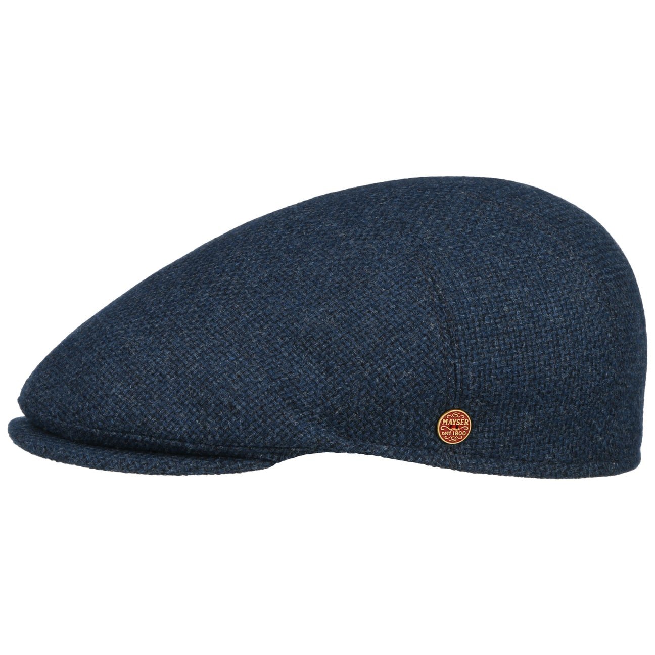 Mayser Sidney Hunter Flat Cap for Men - Classic Wool Newsboy Hat for Casual & Outdoor Wear - Perfect for Golf, Hiking, and Daily Fashion