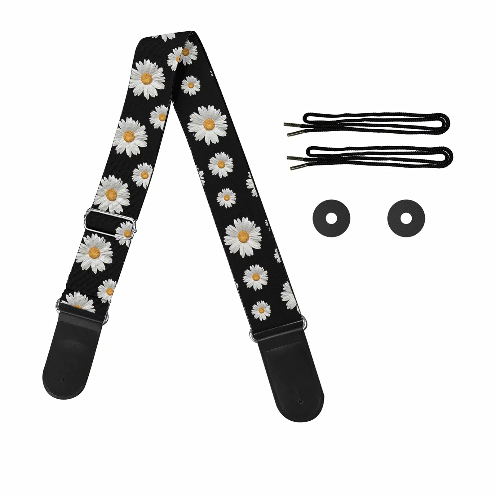 Durable Adjustable Guitar Strap for Acoustic, Electric & Bass Guitars - Comfortable & Secure for Live Performances, Studio Sessions & Practice