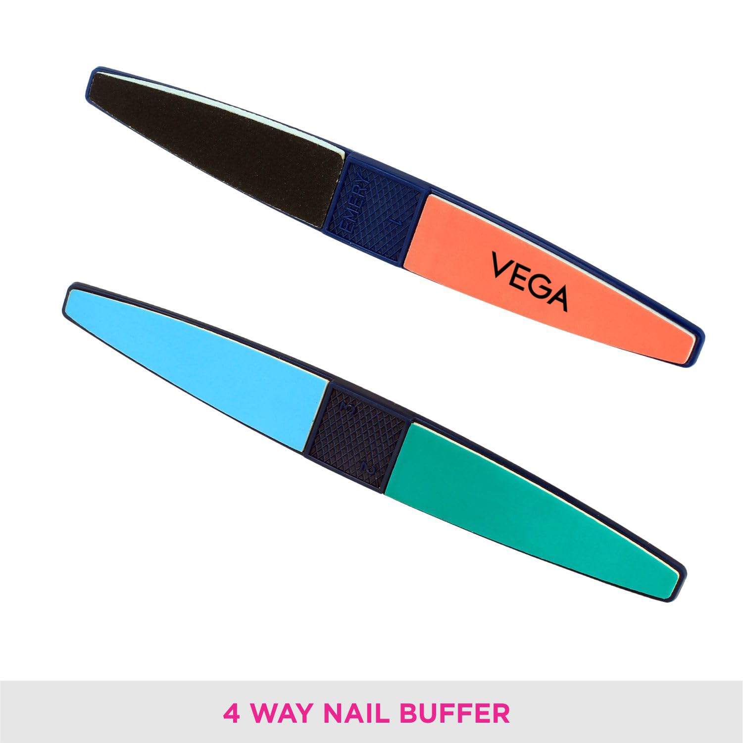Premium Vega Large Nail Clipper & Nail Brush Set (2-Piece) - Professional Manicure & Pedicure Tools for Home Salon, Travel, and Grooming Essentials