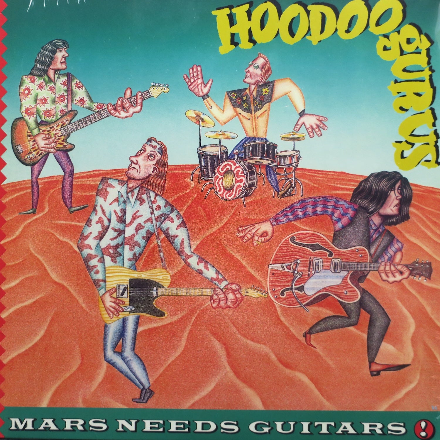 HOODOO GURUS 'Mars Needs Guitars' Vinyl LP Record - Australian Rock Music for Home Listening & Music Collectors