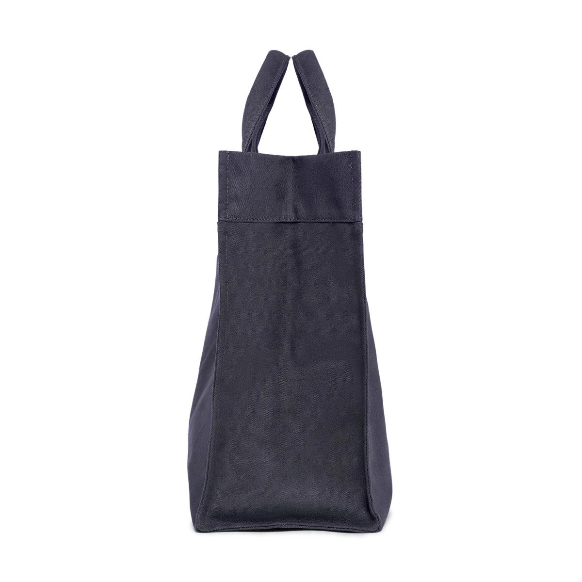 Stylish Logo Tote Bag in Anthracite Grey - Perfect for Shopping, Work & Travel | Eco-Friendly Reusable Cotton Tote