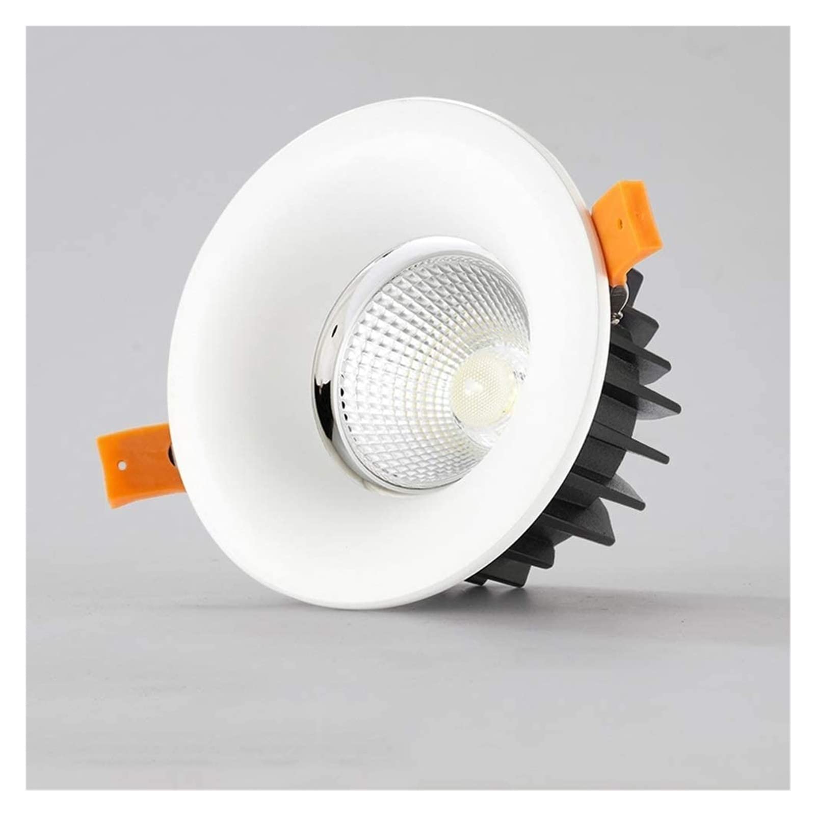 IP44 Waterproof LED Recessed Downlights - White Integrated Ceiling Spotlights for Indoor & Outdoor Use - Perfect for Office, Living Room, Bedroom, Kitchen, and Wall Washing Decoration