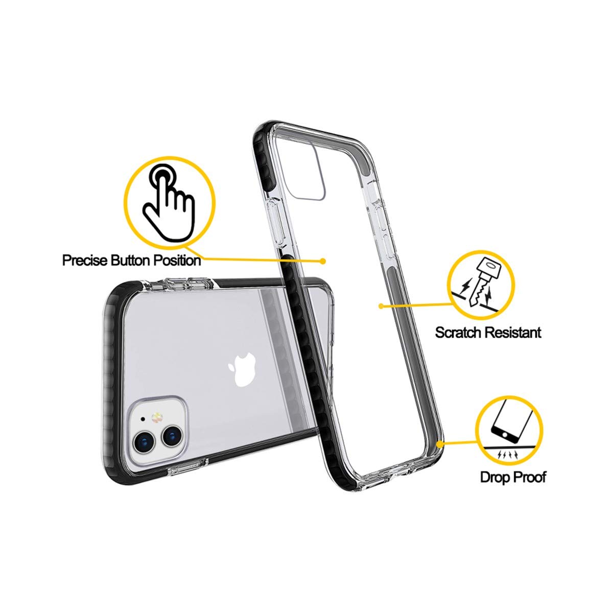 Custom iPhone 12 Mini Phone Case - Personalized Photo Collage Cover with Multi-Picture Design | Durable Impact Protective Case for Birthday, Christmas, Valentines Gifts for Her & Him | Perfect for Everyday Use, Travel Protection and Special Occasion Gifts - Uartify White Case
