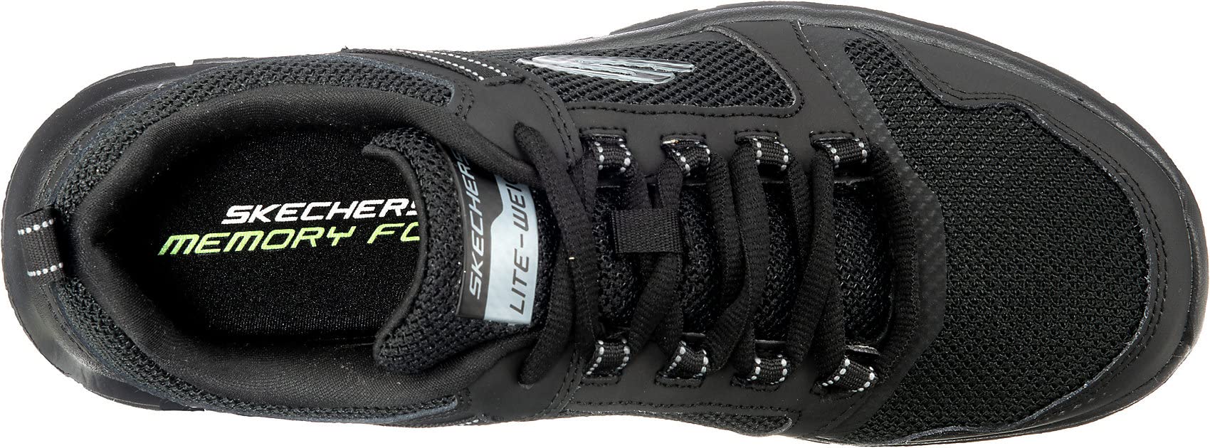 Skechers Men's Track KNOCKHILL Black Running Shoes Size 13 - Lightweight Comfort for Jogging, Walking & Casual Wear