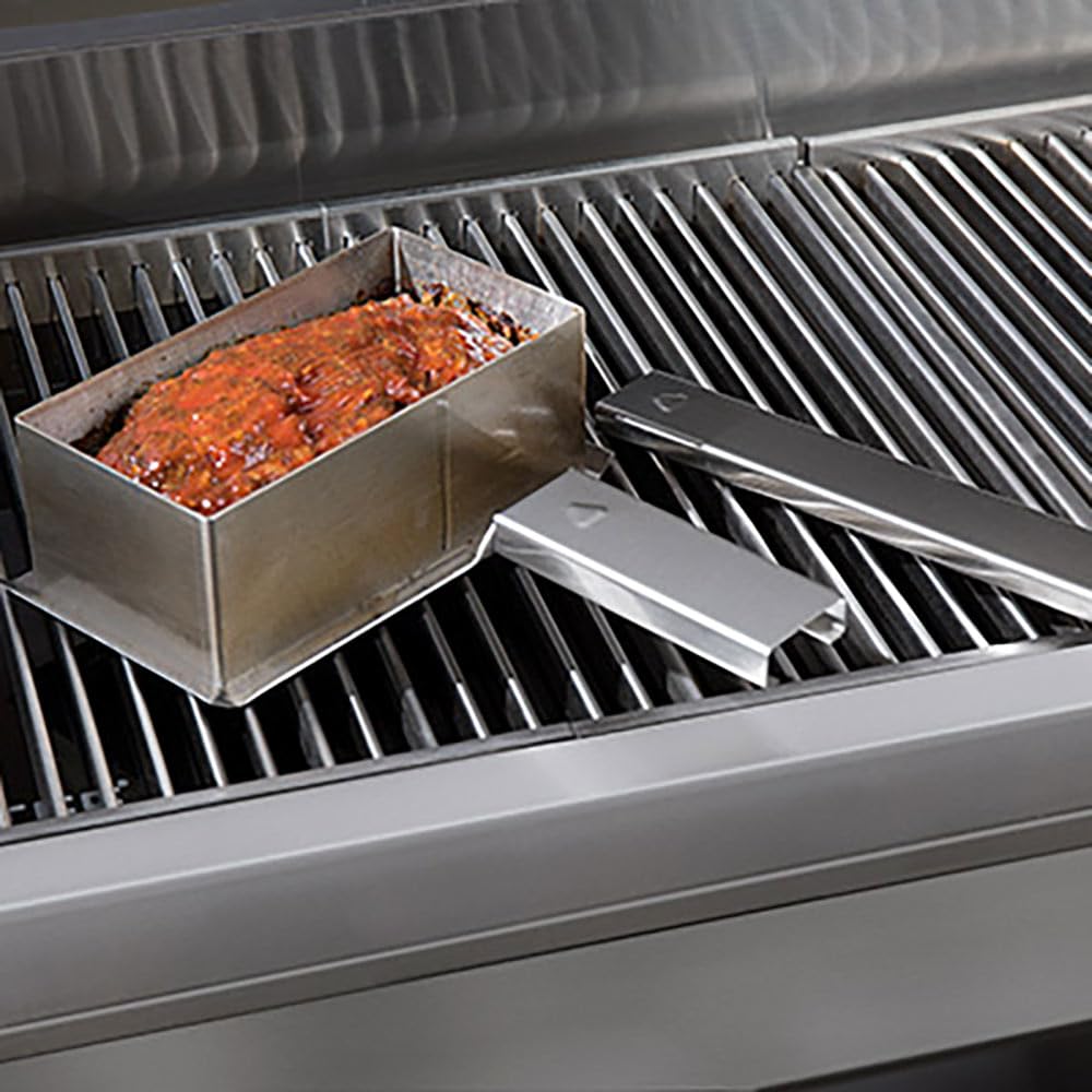 TEC Large Meatloaf Grill Pan (MTLOAFLG) - Nonstick Baking Dish for Oven & BBQ - Perfect for Family Dinners, Potlucks & Outdoor Cooking
