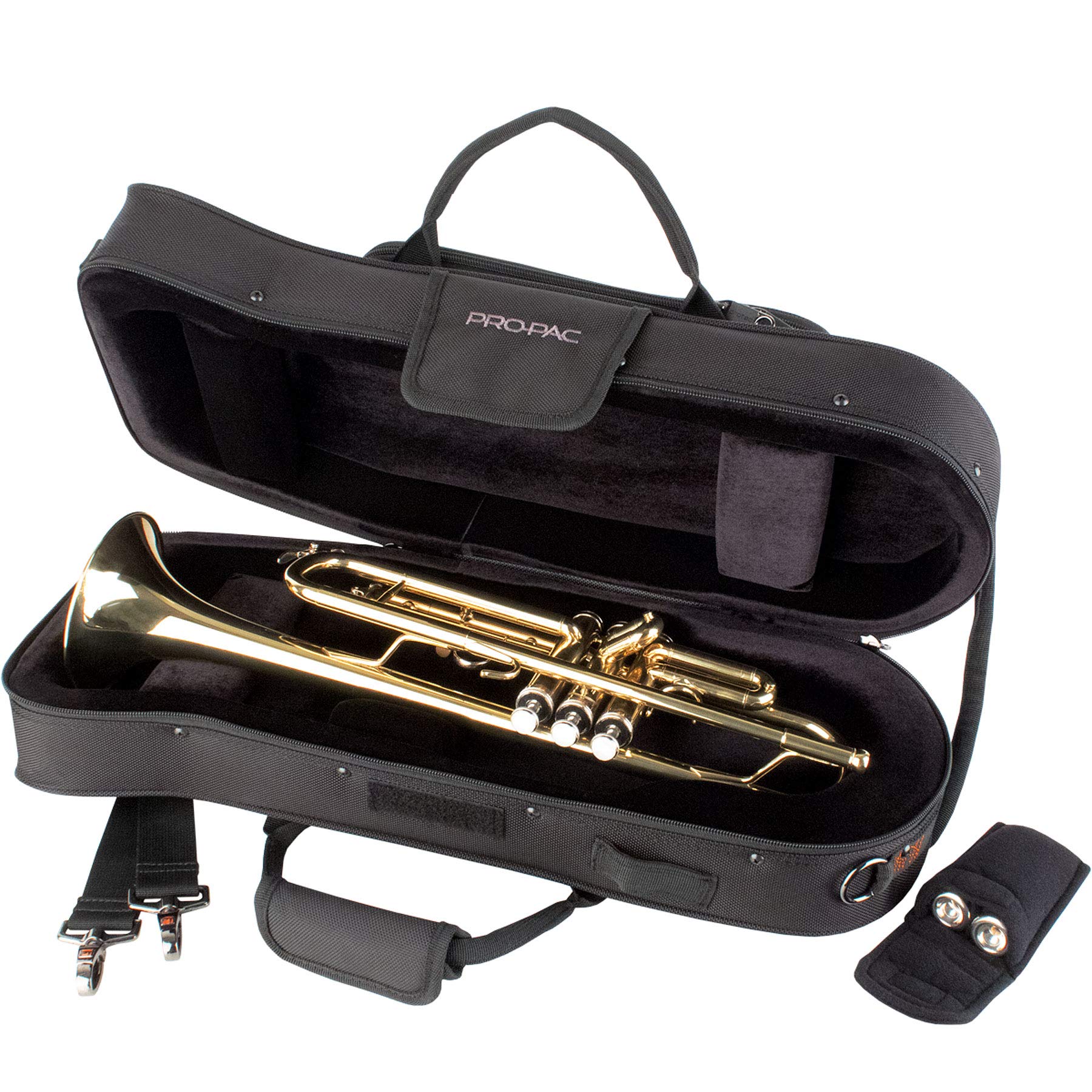 Protec Trumpet PRO Pac Case - Lightweight Travel Series (PB301TL) | Durable Trumpet Storage for Musicians & Travel Protection