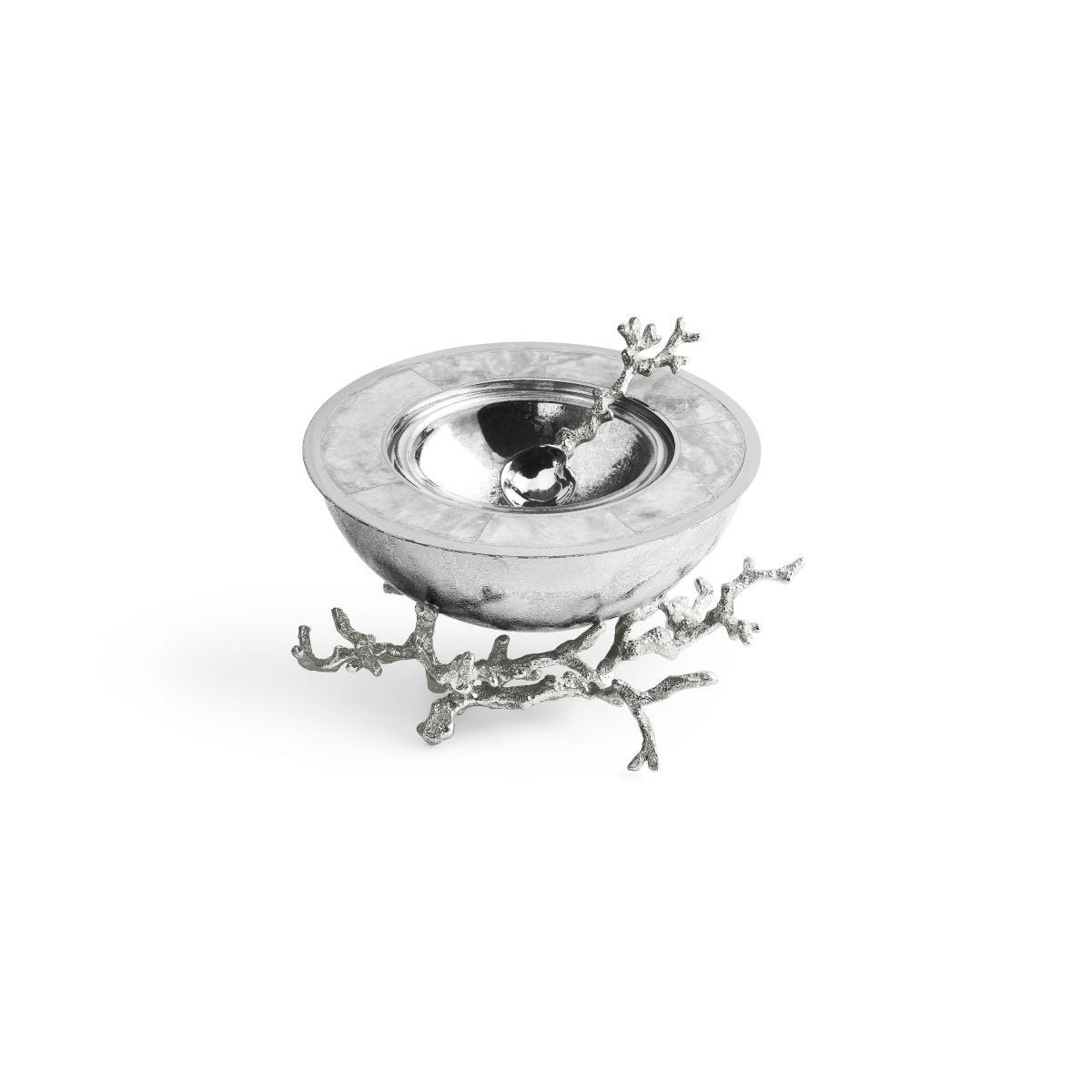 Premium Ocean Reef Caviar Serving Dish with 18/10 Stainless Steel Spoon - Elegant Appetizer Platter for Parties, Weddings & Gourmet Dining