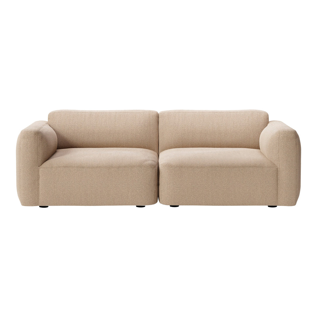 Develius Mellow Model A 2-Seater Sofa - Comfortable Modern Loveseat for Living Room, Lounge & Small Spaces