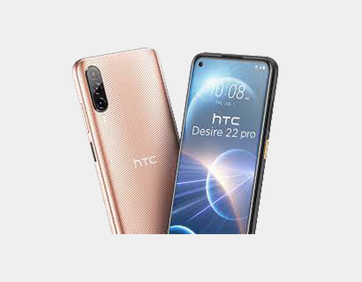HTC Desire 22 Pro 5G Smartphone - 128GB ROM 8GB RAM, Dual SIM GSM Unlocked (Gold) - Fast 5G Connectivity for Streaming & Gaming