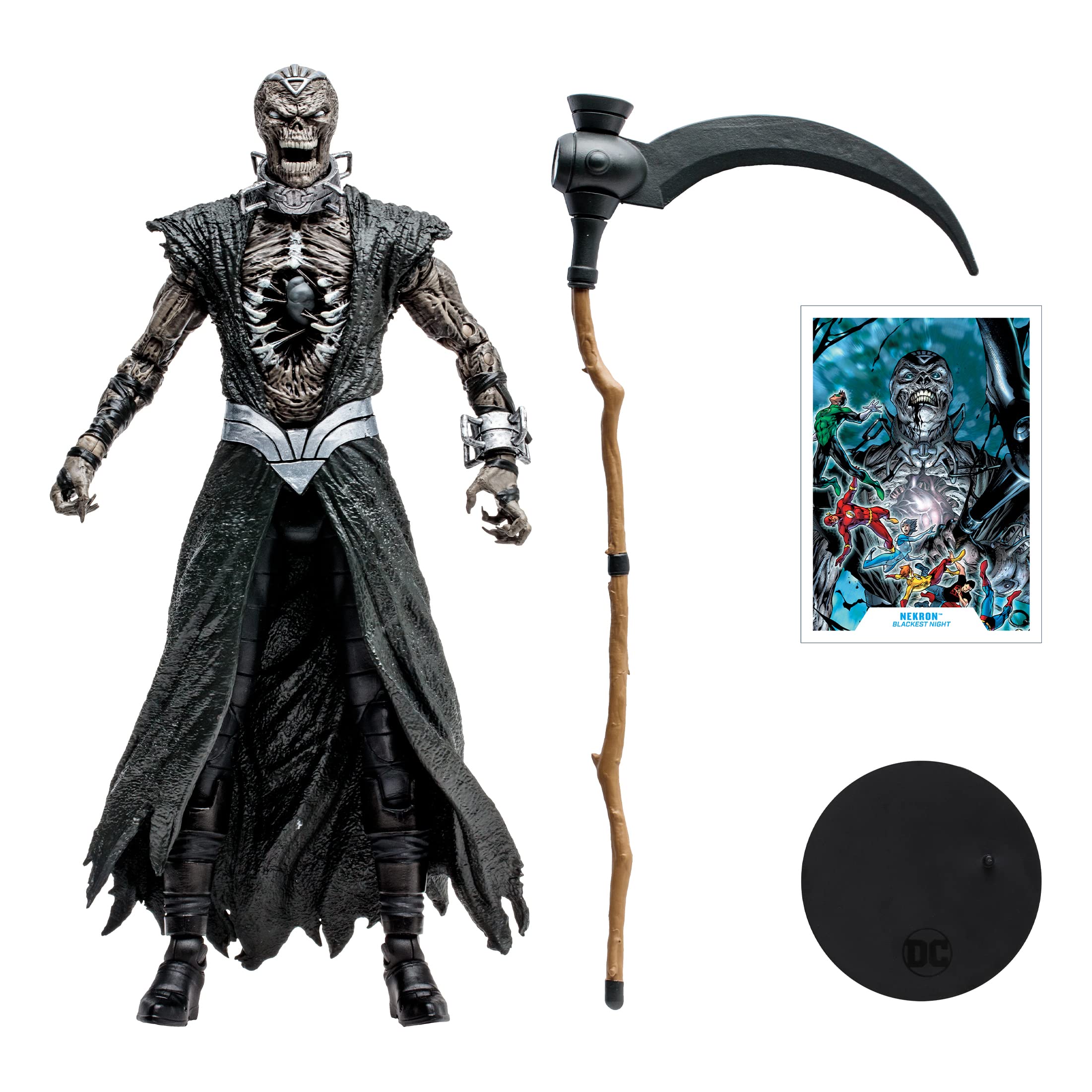 McFarlane Toys DC Comics Collector MEGAFIG WV3 NEKRON Action Figure - Limited Edition Collectible for DC Fans, Perfect for Display & Superhero Collections