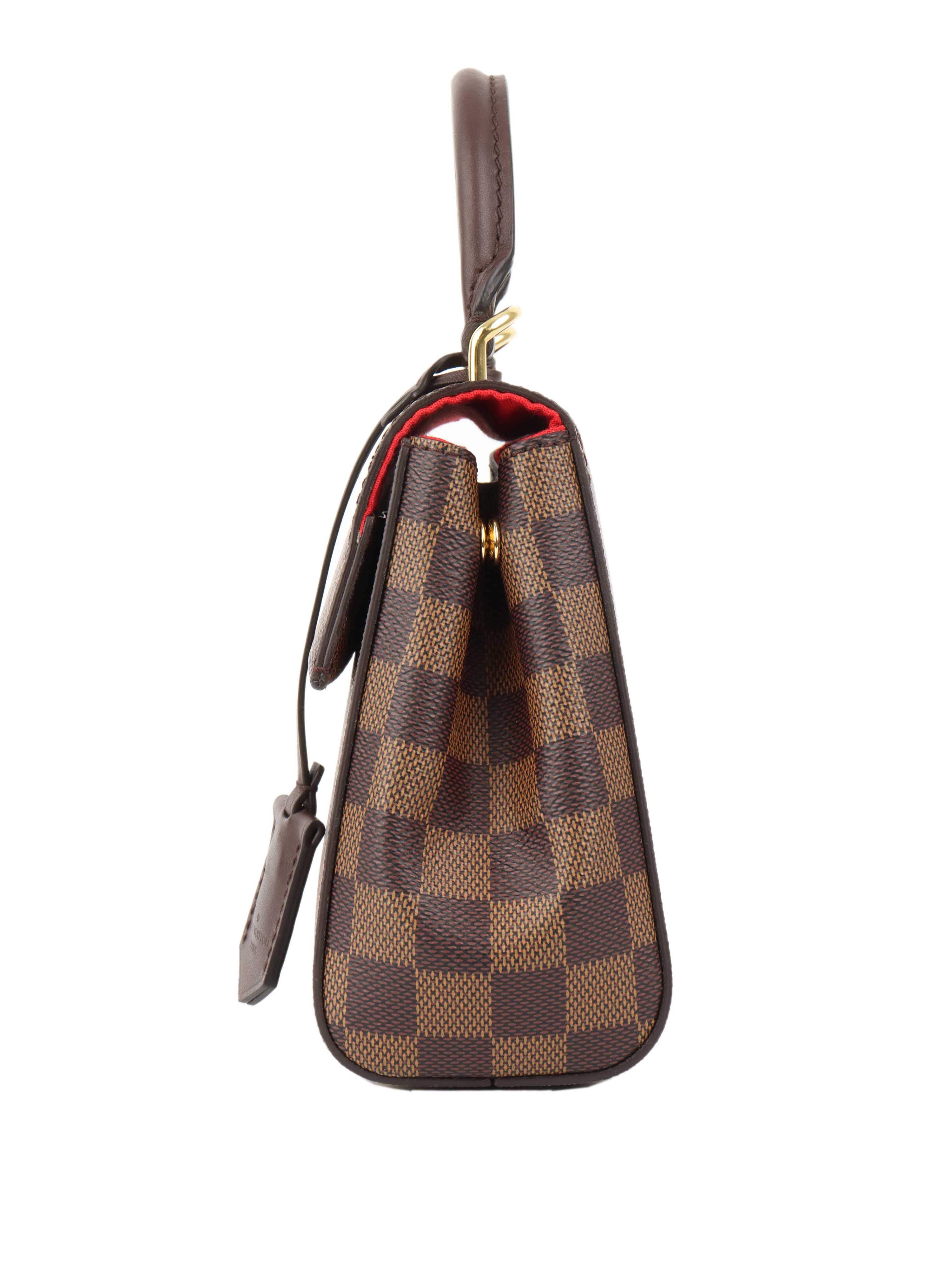 Louis Vuitton Damier Ebene Mini Cluny Crossbody Bag - Luxury Leather Handbag for Women, Perfect for Everyday Use & Special Occasions