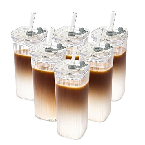 Clear Ribbed-6PCS