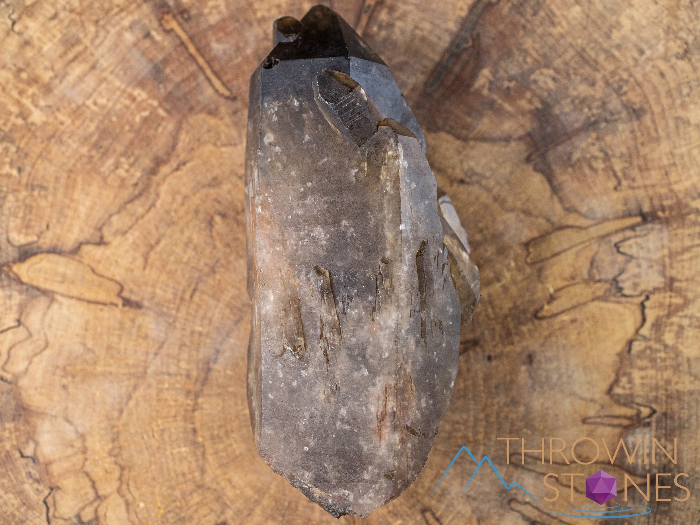 Natural Citrine Raw Crystal Point - November Birthstone, Healing Stone, Home & Office Decor, Feng Shui Crystal for Positive Energy - Perfect for Meditation, Gifts & Spiritual Healing