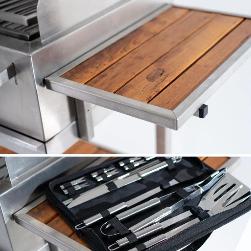 The Flip Grill - Portable Folding BBQ Grill for Camping, Picnics & Backyard Cooking - Compact & Lightweight Outdoor Grill for Easy Travel & Storage
