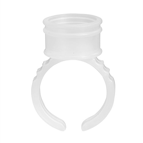 Asixx 100/200/500pcs Disposable Tattoo Ink Cups - Medium Size Pigment Holder Rings for Eyebrow Tattooing | Professional Studio & Home Use | Perfect for Tattoo Artists, Beginners & DIY Beauty (500 Count) - Ideal for Microblading, Permanent Makeup & Tattoo Practice