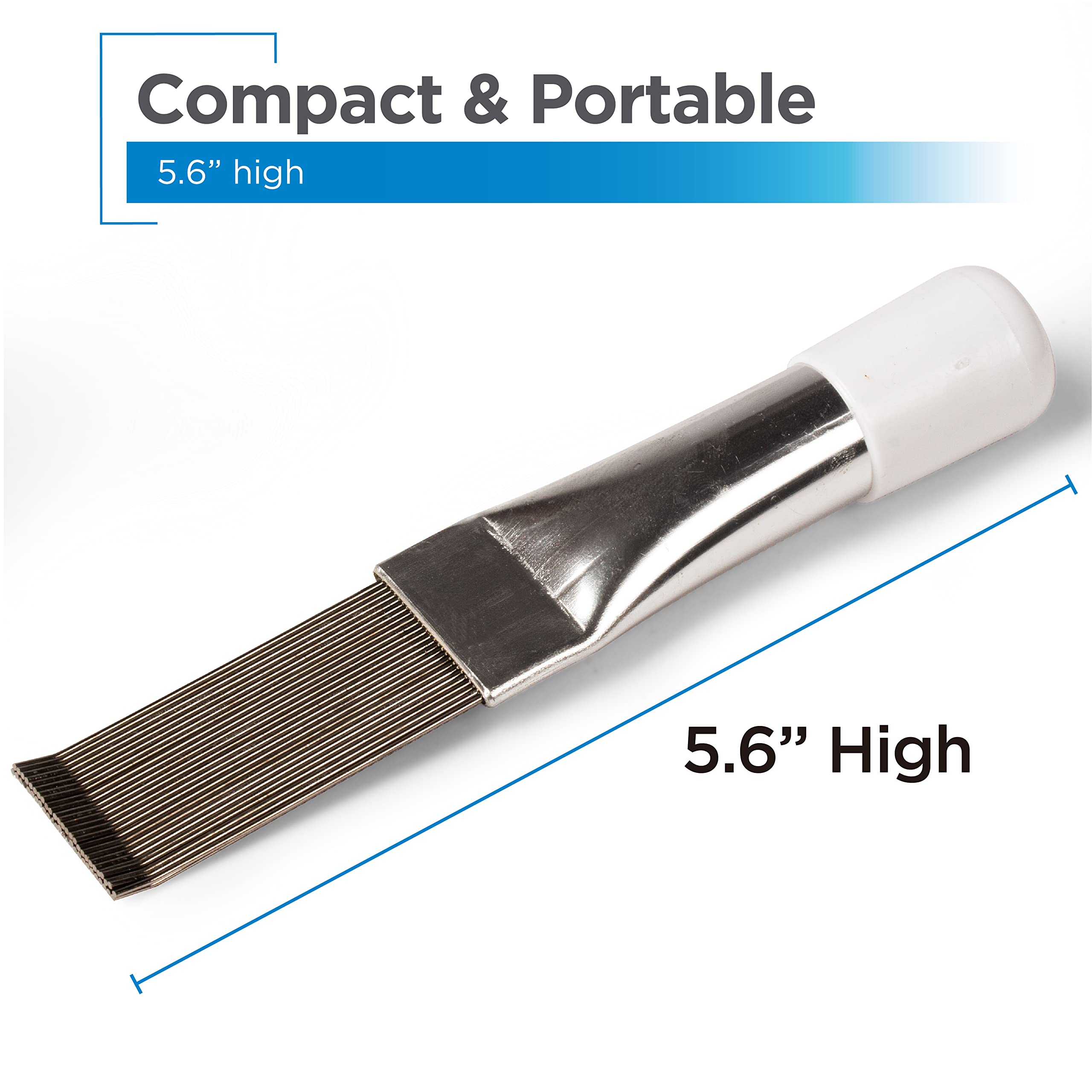Heavy Duty AC Fin Comb - Steel Brush for Air Conditioner, Cooler & Radiator Cleaning | Professional HVAC Repair Tool | Perfect for Home AC Maintenance & Industrial Cooling System Care