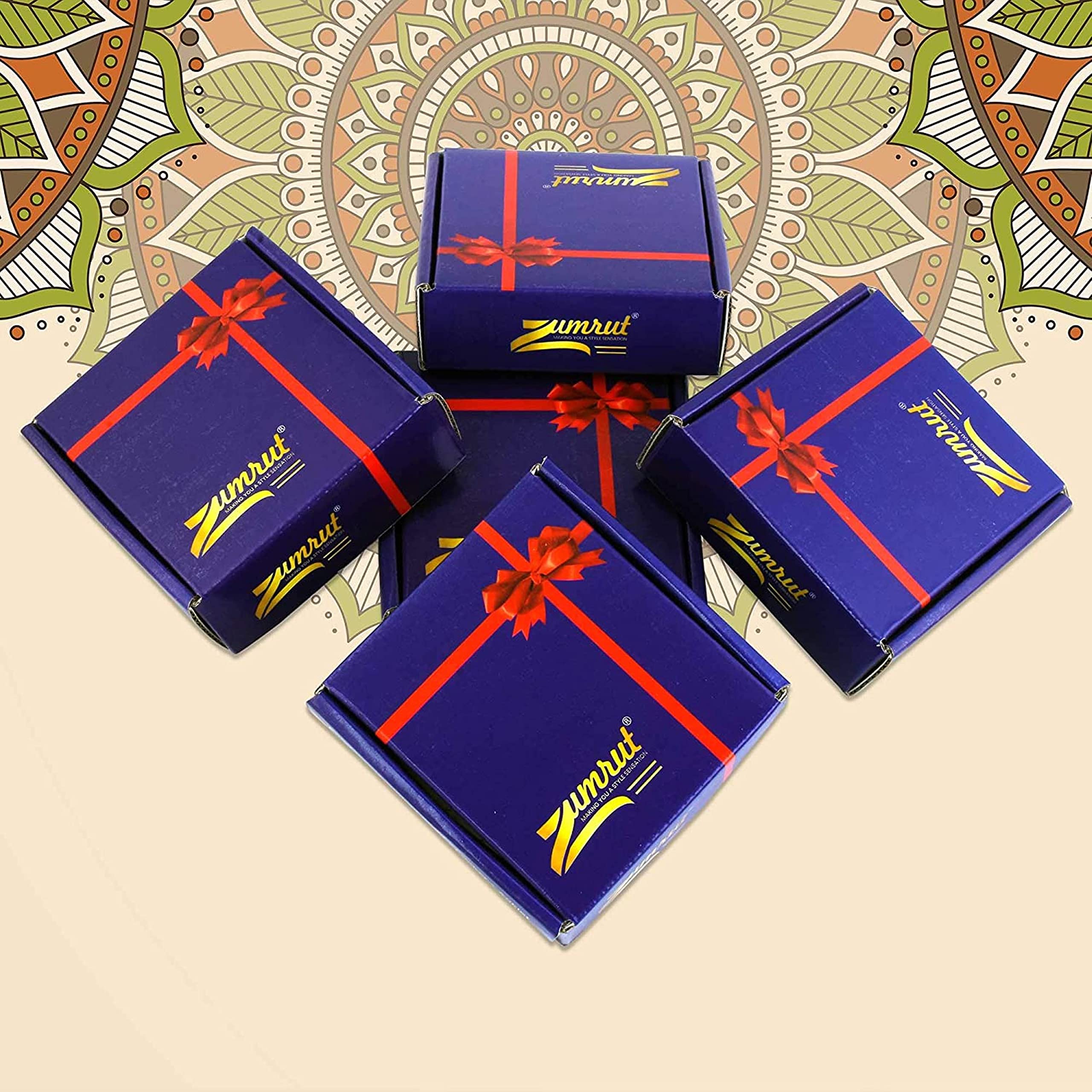 Zumrut Swastik Teeka Tool - Spiritual Charm Forehead Tilak for Men, Women & Kids - Hindu Puja Accessories for Temple, Meditation & Festivals