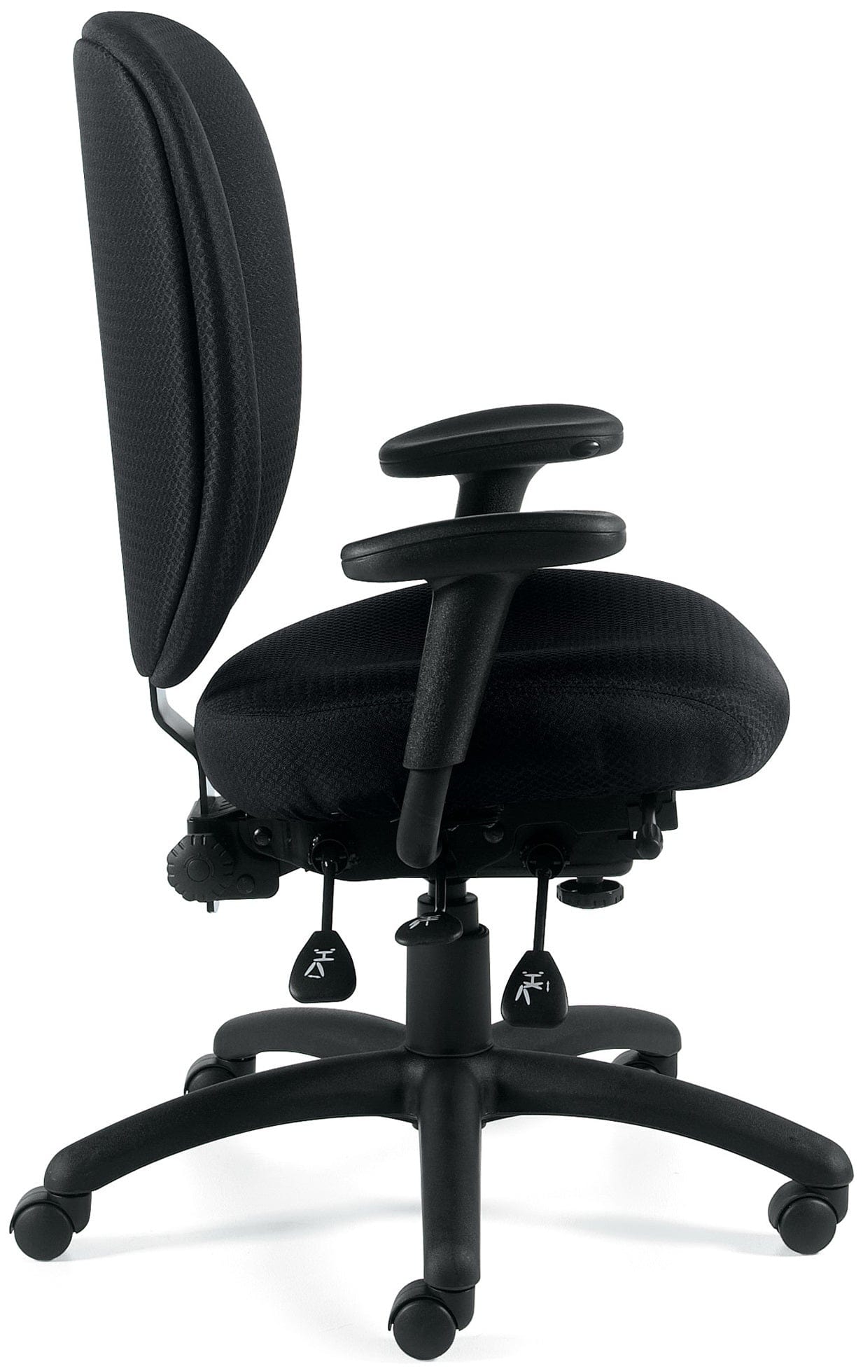 Ergonomic Office Chair with Adjustable Height, Lumbar Support & Swivel Base - OTG11653 - Perfect for Home Office, Gaming & Workspace Comfort