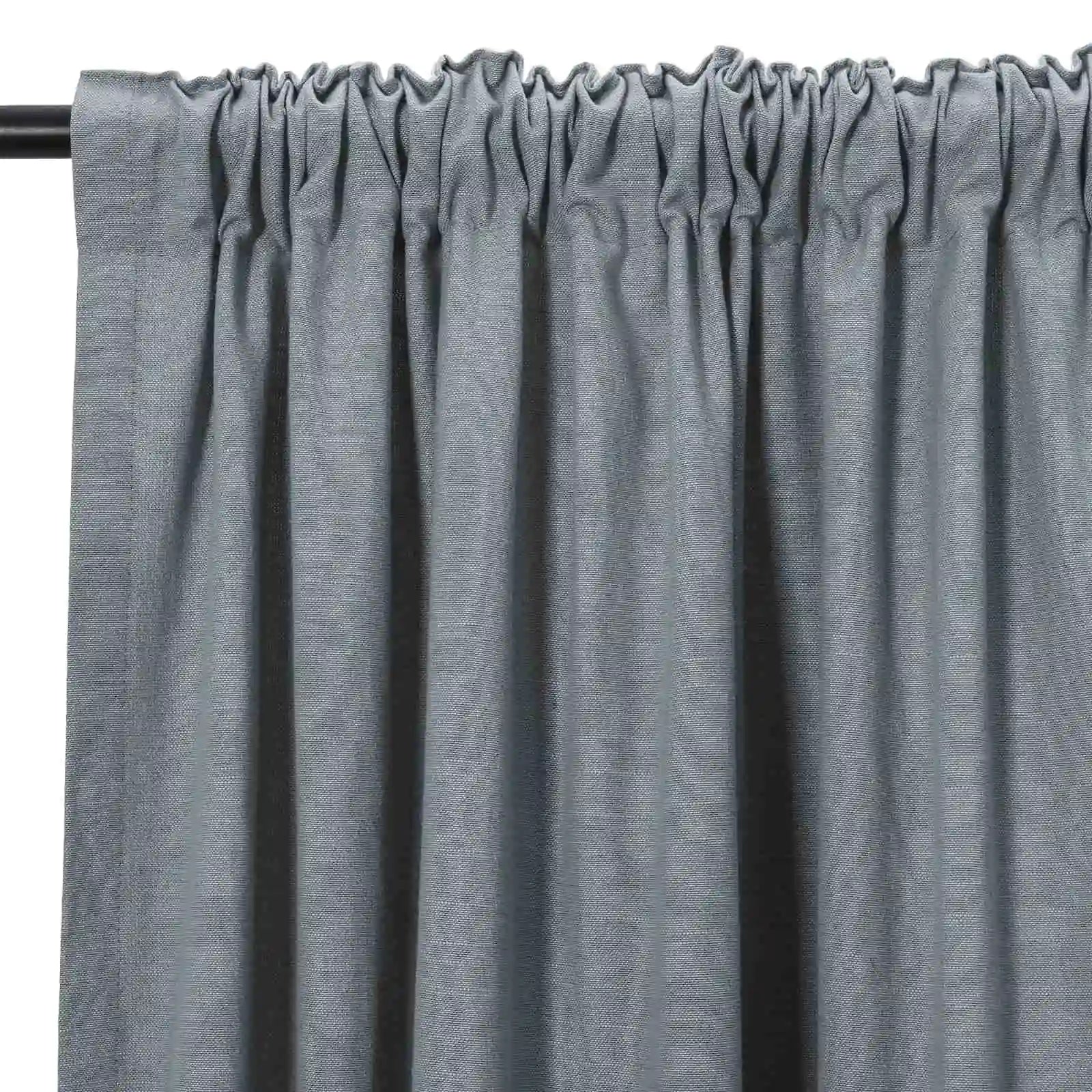 Luxury Linen Cotton Curtains - Soft Top Blackout Drapes for Living Room & Bedroom - Elegant Window Treatments for Home Decor