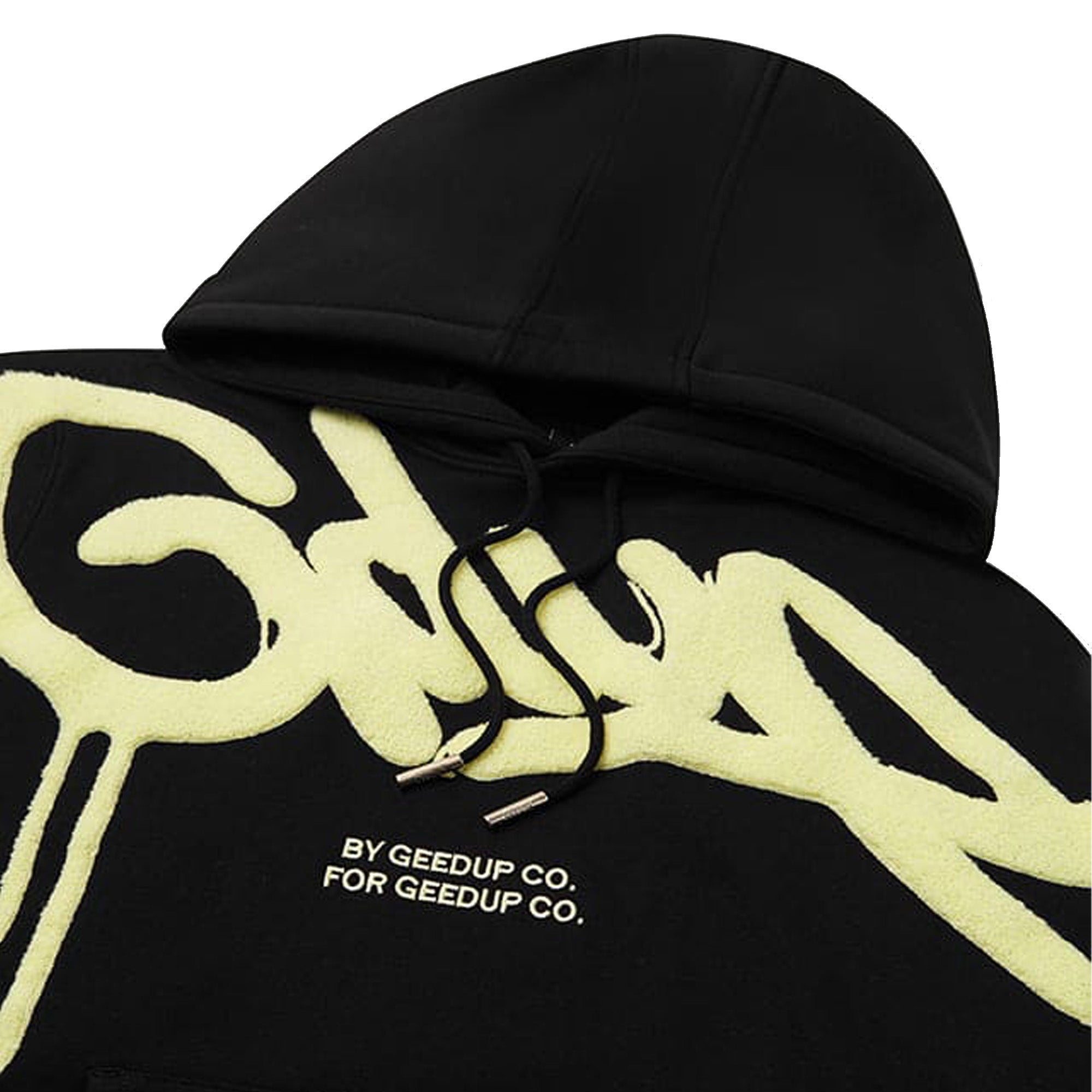Geedup Handstyle Hoodie 'Black / Sorbet' (2025) - Trendy Streetwear Pullover for Men & Women - Perfect for Casual Outfits, Urban Fashion, and Everyday Comfort