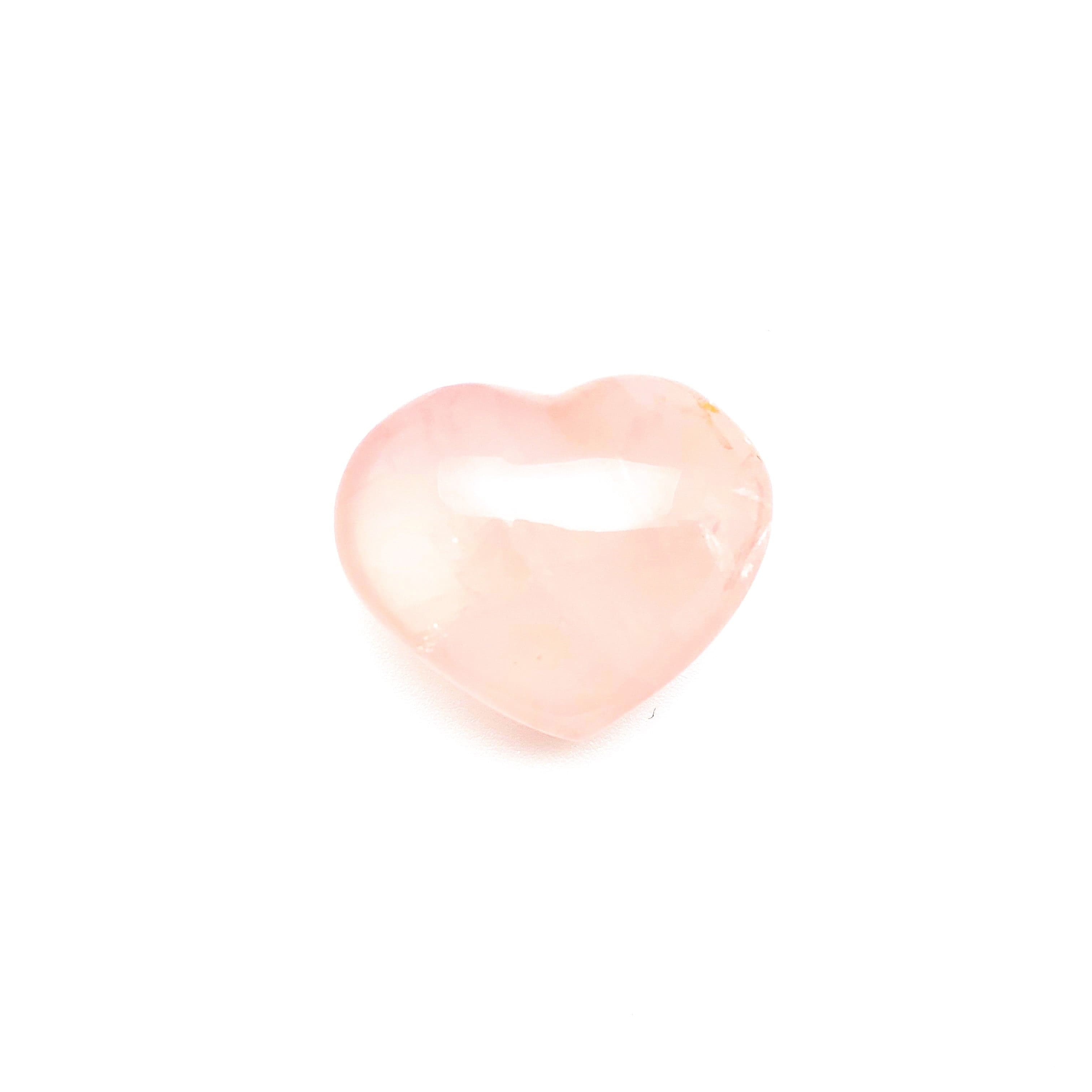 Natural Crystal Stone Puff Hearts - Healing Gemstone Decor for Home, Office & Meditation | Perfect for Spiritual Gifts, Yoga Spaces & Positive Energy