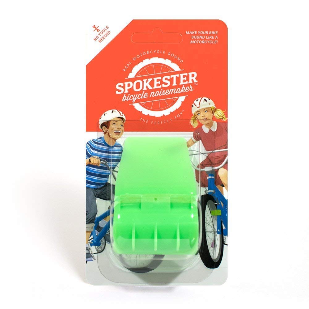 SPOKESTER Bicycle Noise Maker - Motorcycle Sound Bike Horn for Kids & Adults - Perfect for Cycling Safety, Prank Gifts & Road Awareness