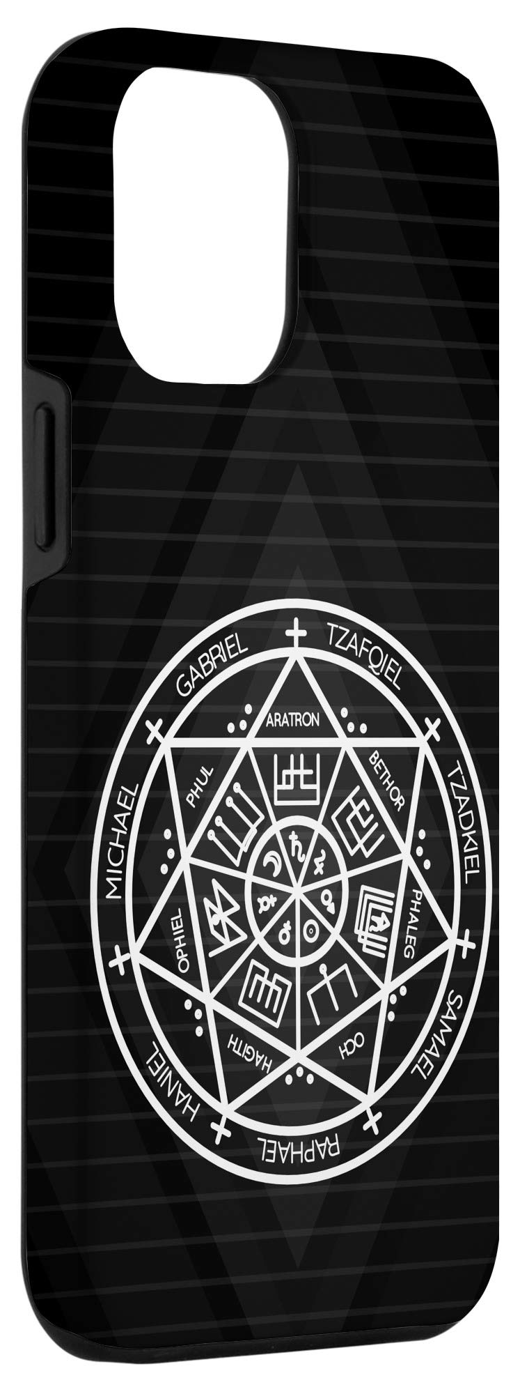 iPhone 12 Pro Max Case with 7 Archangels Design - Premium Protective Cover for Daily Use, Travel & Spiritual Protection