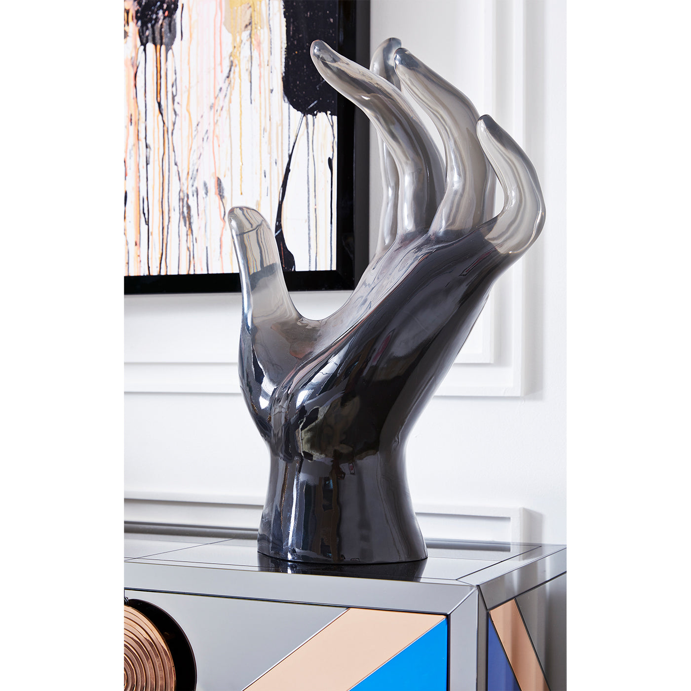 Premium Acrylic Hand Sculpture - Modern Home & Office Decor - Perfect for Display, Gift Giving, and Art Collections