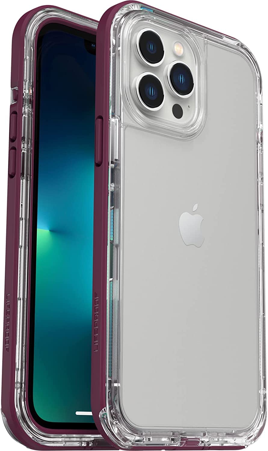 LifeProof NEXT SERIES Waterproof Case for iPhone 13 Pro Max & iPhone 12 Pro Max - Shockproof, Drop Protection, Essential Purple | Perfect for Outdoor Adventures, Hiking & Daily Use