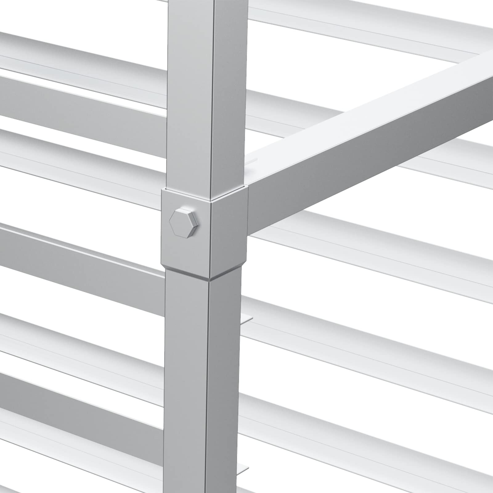 VINGLI Upgraded 20-Tier Full/Half Sheet Pan Rack - Heavy Duty Aluminum Bakery Speed Rack with Lockable Wheels for Commercial Kitchen, Restaurant, Bakery, Dessert Shop - Perfect for Food Storage, Baking & Pastry Display (68.5”H)