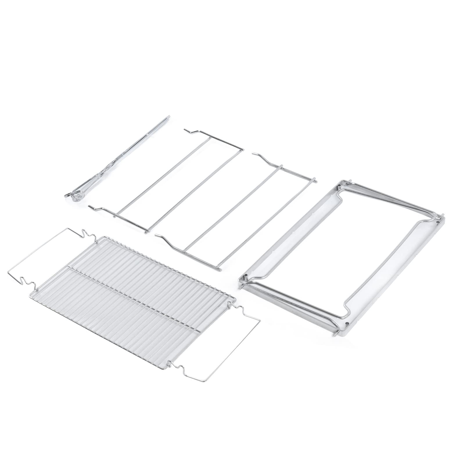 Shanrya Portable Camping Grill - Foldable Lightweight BBQ Grate for Hiking, Backpacking & Outdoor Cooking | Perfect for Picnics, Tailgating & RV Trips