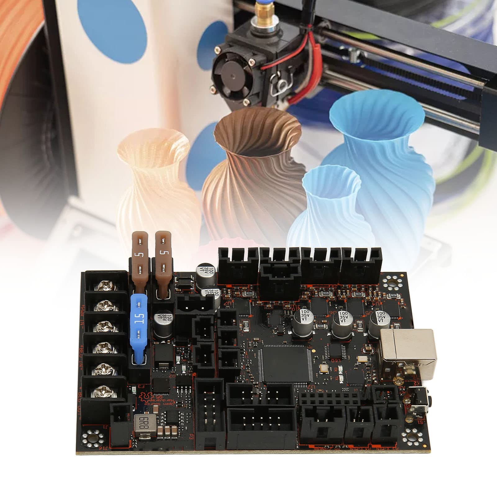 Yoidesu 3D Printer Motherboard - Einsy Rambo 1.2e with TMC2130 SPI Drive Mode for Prusa i3 MK3/3S | High-Performance 3D Printer Accessories | Perfect for DIY Printing, Prototyping & Maker Projects