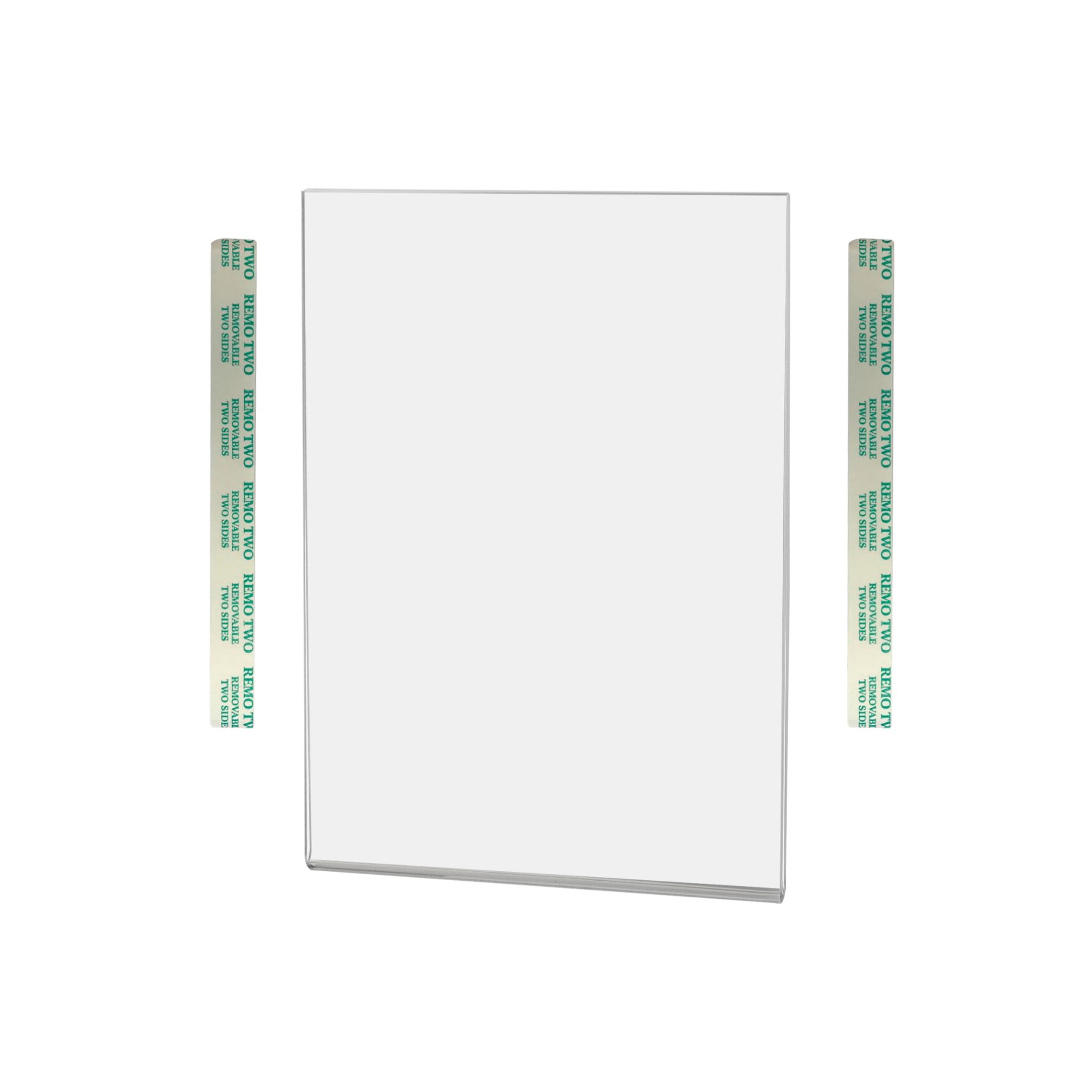 5 Pack Clear Acrylic Wall Sign Holders 5