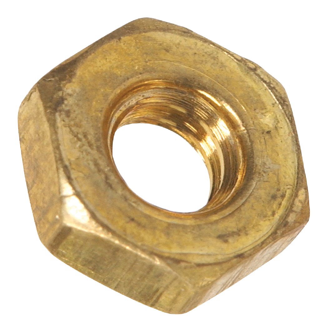 140057 10-24 Machine Screw Nuts, 100-Pack - Zinc Plated Steel Hex Nuts for DIY Projects, Furniture Assembly & Automotive Repairs