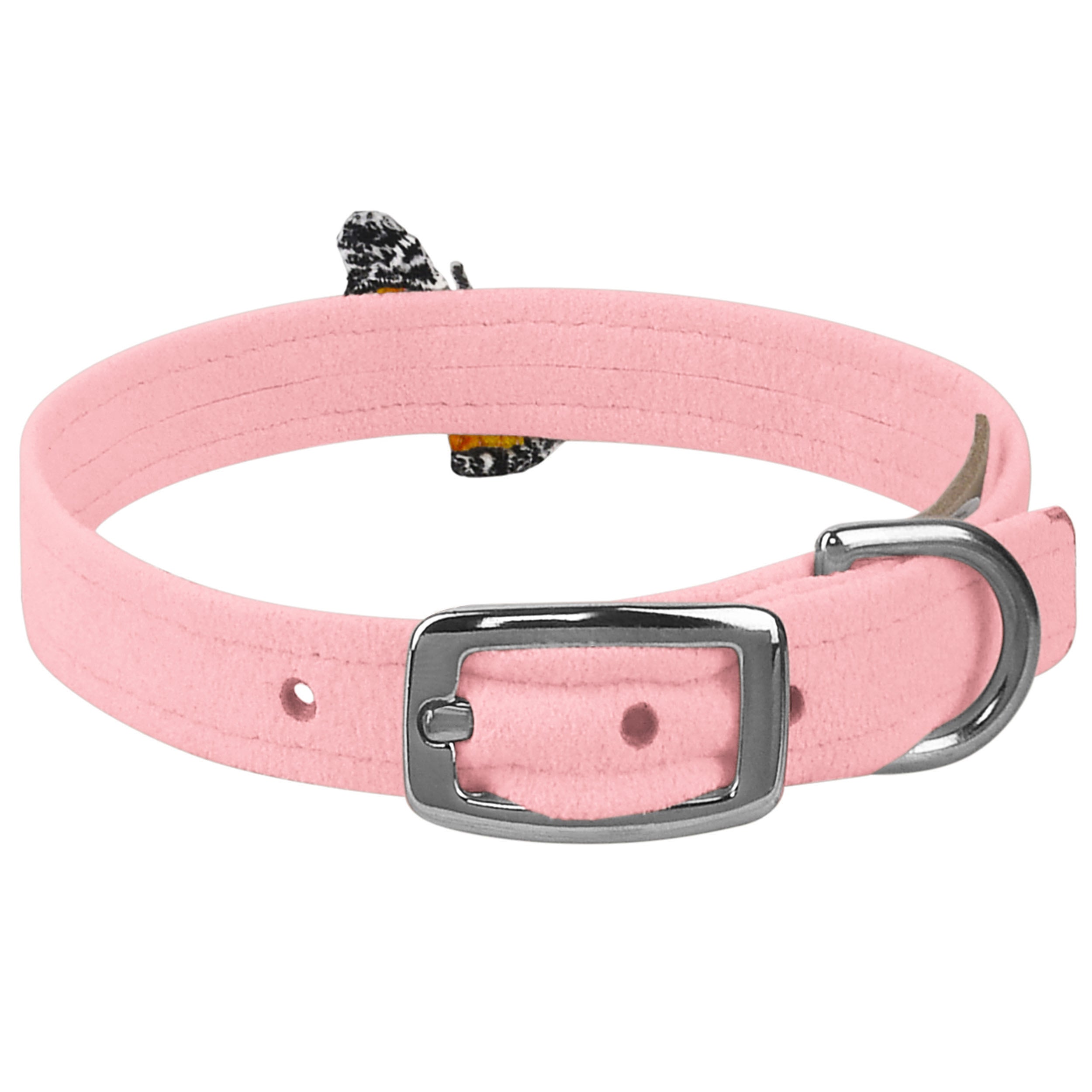 Elegant Embroidered Butterfly & Bees Collar - Stylish Floral Detachable Pet Collar for Dogs & Cats - Perfect for Outdoor Adventures, Photo Shoots & Special Occasions
