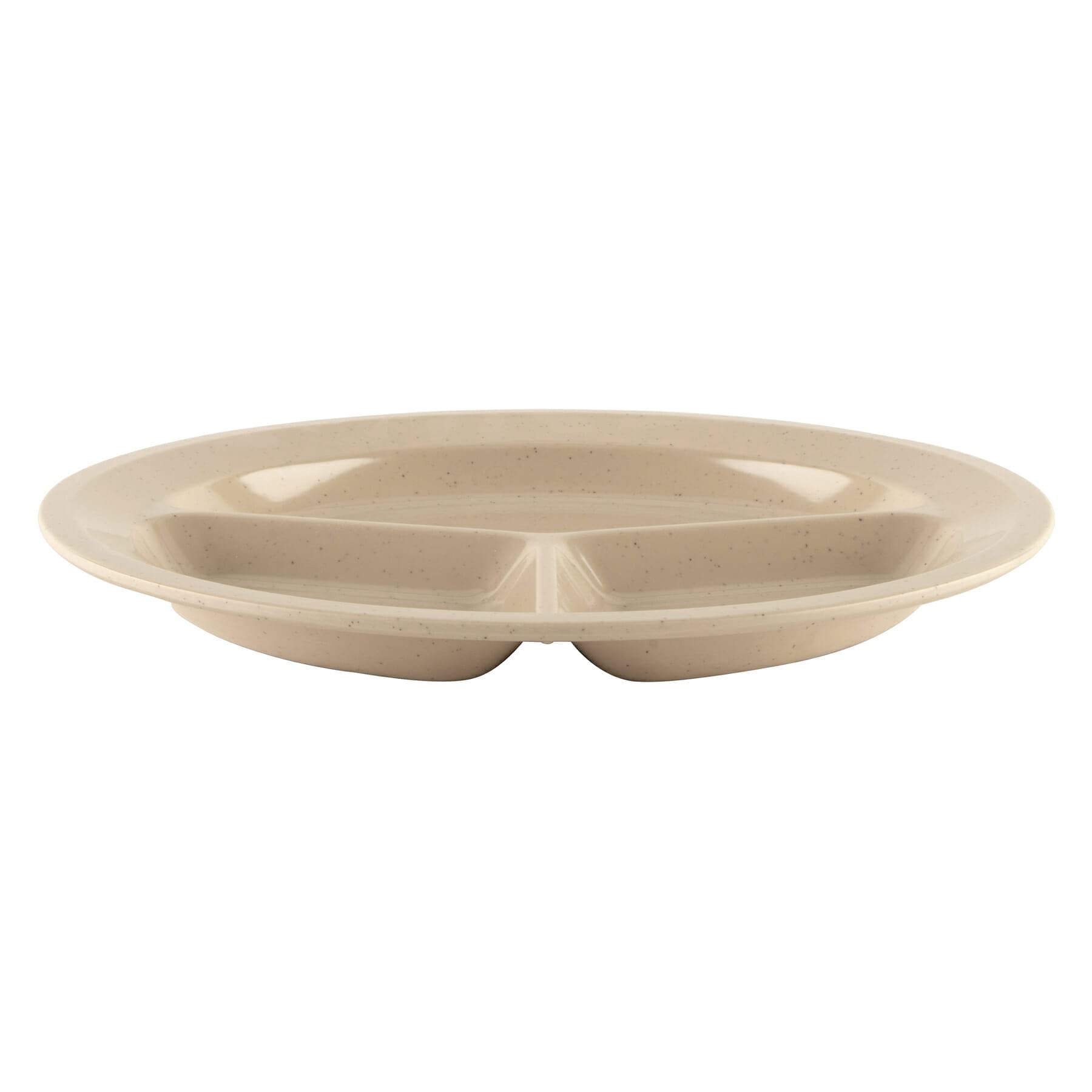 Heavy-Duty 3 Compartment Plastic Divided Plates - 11