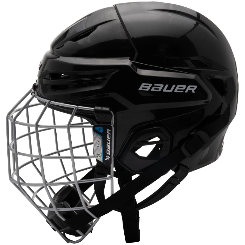 Bauer Re-Akt 55 Hockey Helmet with Facemask - Lightweight Protective Ice Hockey Gear for Youth & Adult Players - Perfect for Games, Practices & Training Sessions