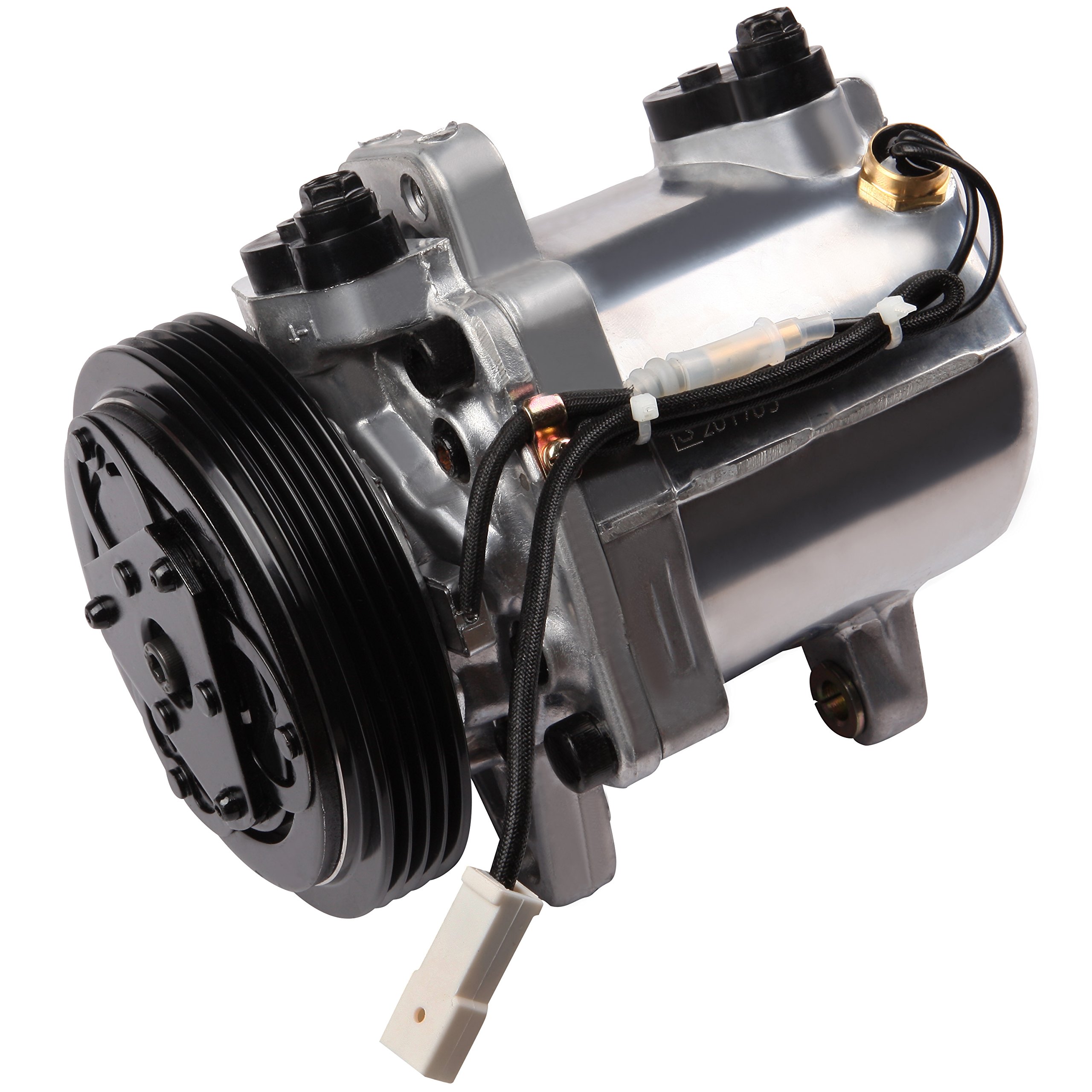 AZHZ AC Compressor with Clutch - Compatible with Suzuki Esteem 1995-1998 & Vitara 1999-2001, 2004 - Replacement Part CO 10620C - Perfect for Car AC Repair and Summer Cooling Maintenance