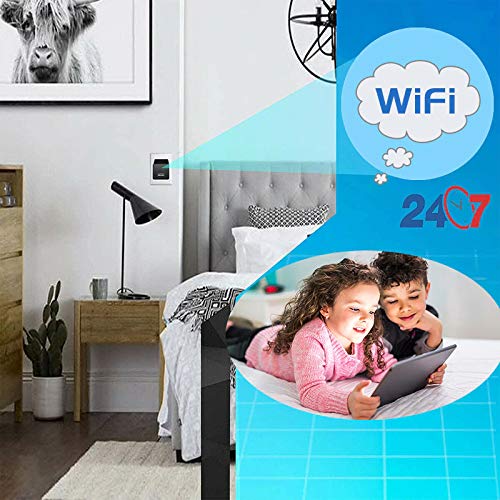 Spy Spot USB Wall Plug Hidden Camera - Mini Covert Surveillance Device for Home Security & Office Monitoring