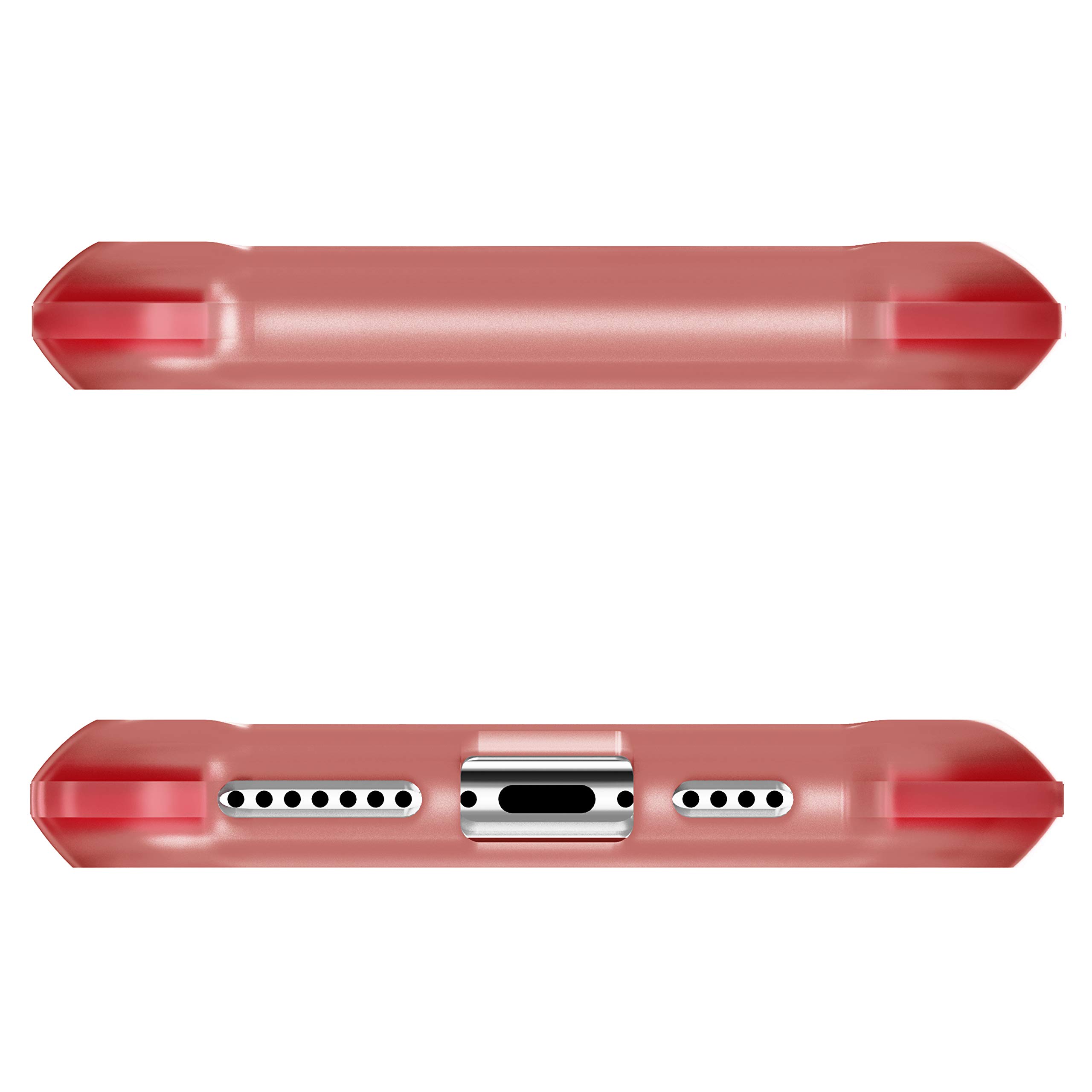 Ghostek Covert Clear iPhone 11 Pro Max Case - Ultra Slim Shockproof Protective Cover with Grip Bumper | Wireless Charging Compatible for iPhone 11 Pro Max (6.5 Inch) | Perfect for Everyday Use, Travel & Outdoor Activities (Pink)