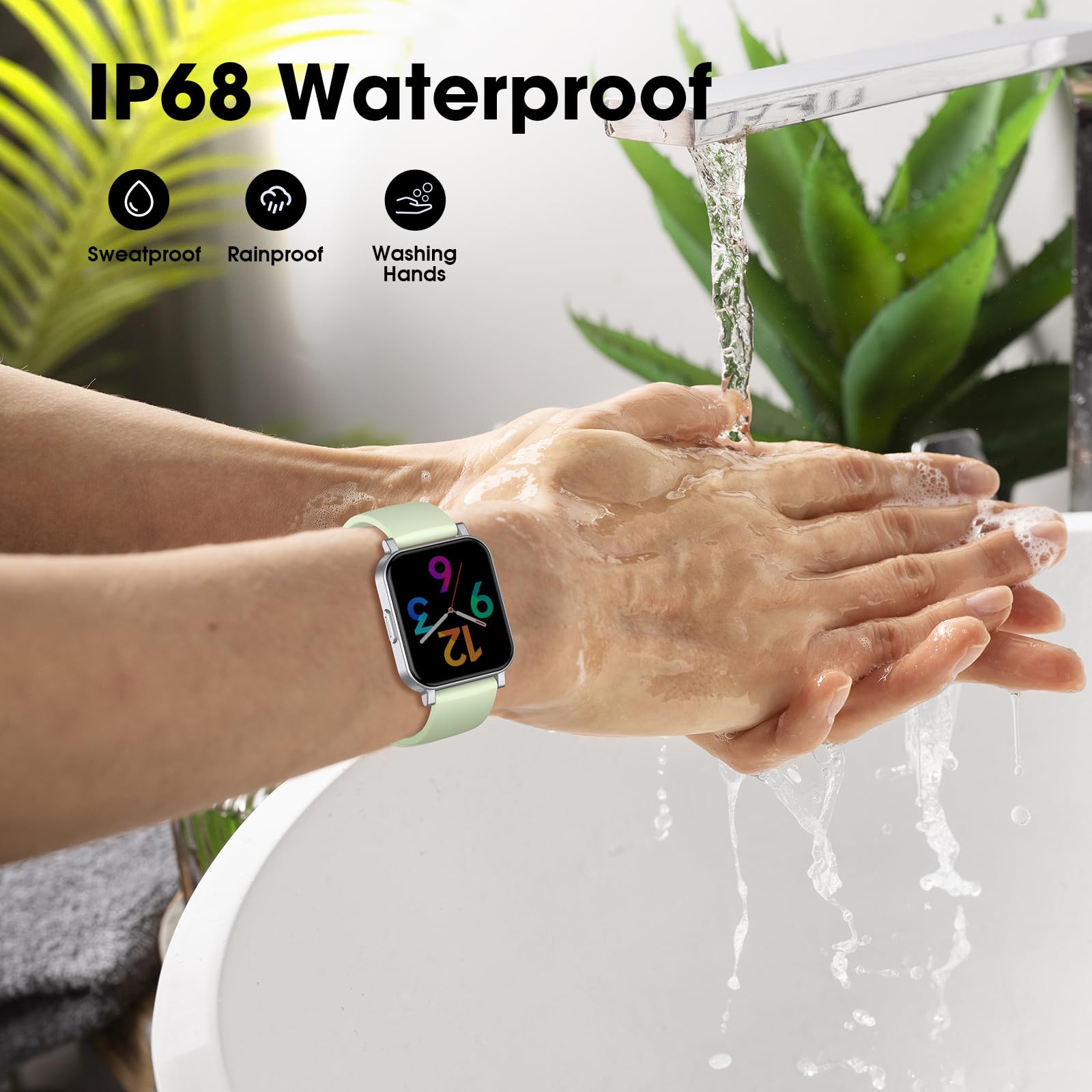 Kummel Smart Watch for Kids & Teens - No App Required Fitness Tracker with Heart Rate Monitor, Sleep Tracking, Step Counter, Calorie Tracker & Waterproof Design | Perfect for School, Sports & Outdoor Activities