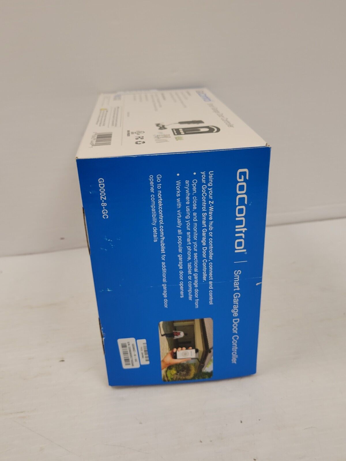 Go Control GD002 8 GC Smart Garage Door Controller - WiFi Enabled Garage Door Opener for Smart Home Automation - Perfect for Remote Access & Home Security