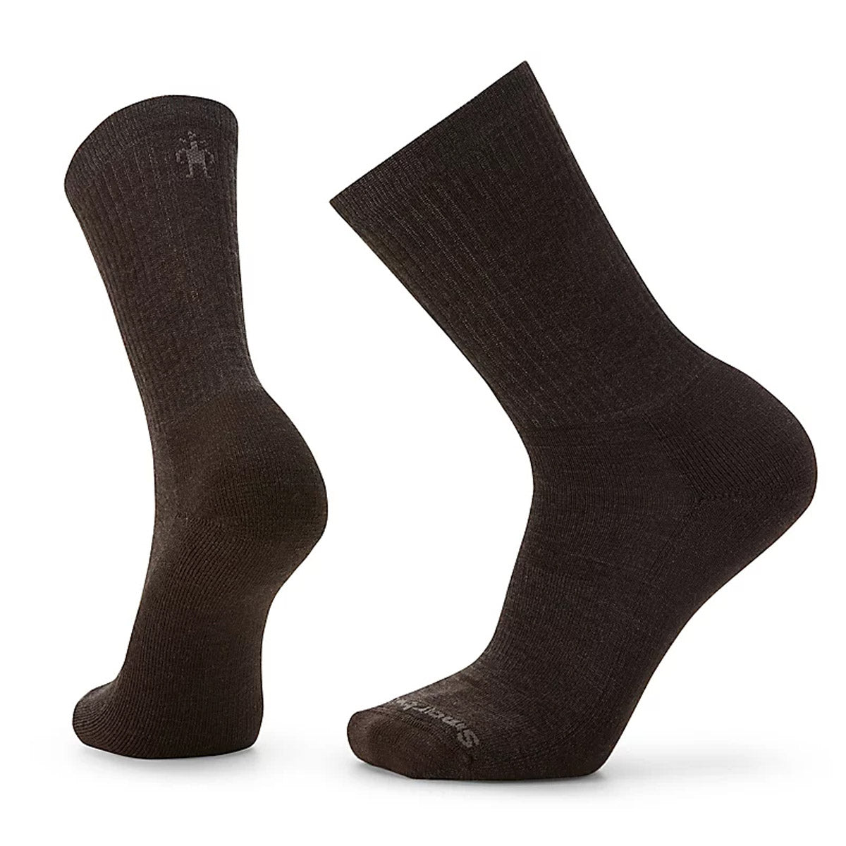 Men's Everyday Solid Rib Crew Socks - Comfortable Cotton Casual Socks for Work, Gym & Daily Wear - Pack of 6 Pairs