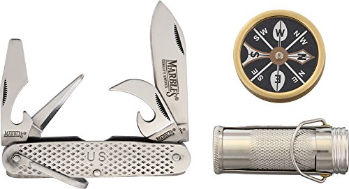Premium Wilderness Survival Kit with Marble Design - Essential Outdoor Gear for Camping, Hiking & Emergency Preparedness